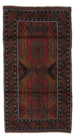 103X183 Baluch Rug Rug Oriental Black/Dark Red (Wool, Afghanistan)