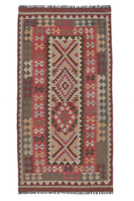  Kilim Afghan Old Style Rug 108X213 Authentic
 Oriental Handwoven White/Creme/Dark Brown (Wool, Afghanistan)