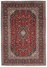  Keshan Rug 206X299 Authentic
 Oriental Handknotted Dark Brown/Black (Wool, Persia/Iran)