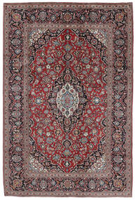  Keshan Rug 199X300 Authentic
 Oriental Handknotted Black/Dark Brown (Wool, Persia/Iran)