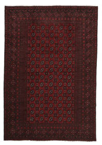 Afghan Rug 198X291 Authentic
 Oriental Handknotted Black/Beige (Wool, Afghanistan)