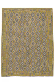  Kilim Afghan Old Style Rug 297X390 Authentic
 Oriental Handwoven Dark Brown/Brown/White/Creme Large (Wool, Afghanistan)