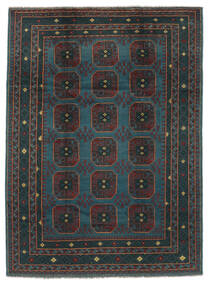  Afghan Rug 200X274 Authentic
 Oriental Handknotted Black/Beige (Wool, Afghanistan)
