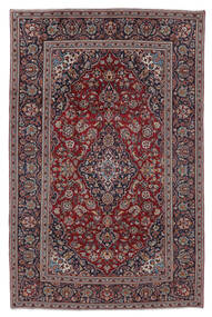  Keshan Rug 196X307 Authentic
 Oriental Handknotted Black/Dark Brown (Wool, Persia/Iran)