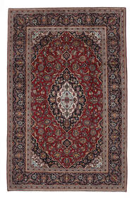  Keshan Rug 197X303 Authentic
 Oriental Handknotted Black/Dark Brown (Wool, Persia/Iran)
