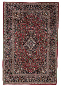  Keshan Rug 200X301 Authentic
 Oriental Handknotted Black/Dark Brown (Wool, Persia/Iran)