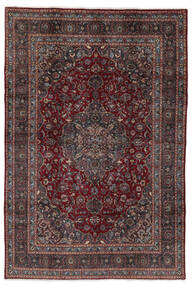  Keshan Rug 196X288 Authentic
 Oriental Handknotted Black/Dark Brown (Wool, Persia/Iran)