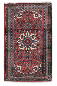 Hosseinabad Rug Rug 71X115 Black/Dark Red (Wool, Persia/Iran)