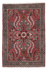  Lillian Rug 78X118 Authentic
 Oriental Handknotted Black/Dark Red (Wool, Persia/Iran)