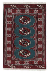83X126 Turkaman Rug Rug Oriental Black/Brown (Wool, Persia/Iran)