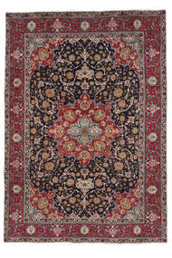  Tabriz Rug 206X292 Authentic
 Oriental Handknotted Dark Brown/Black (Wool, Persia/Iran)