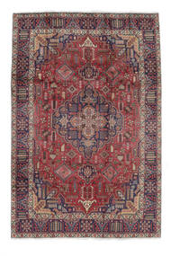  Tabriz Rug 195X289 Authentic
 Oriental Handknotted Dark Brown/Dark Red/White/Creme/Black (Wool, Persia/Iran)