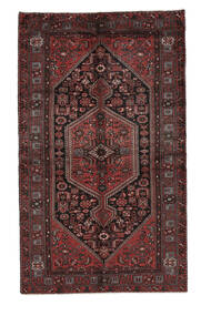  Persian Hamadan Rug 150X253 Black/Dark Red 