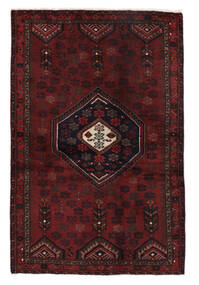  Persian Hamadan Rug 123X187 Black/Dark Red 