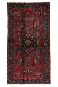  Persian Hamadan Rug 126X235 Black/Dark Red 