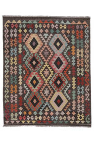  Kilim Afghan Old Style Rug 157X195 Authentic
 Oriental Handwoven Black/Dark Red (Wool, )