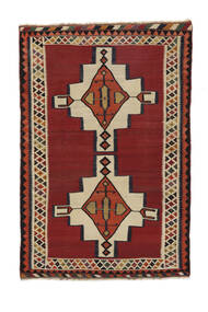  Kilim Vintage Rug 145X216 Authentic
 Oriental Handwoven Black/Dark Brown (Wool, Persia/Iran)
