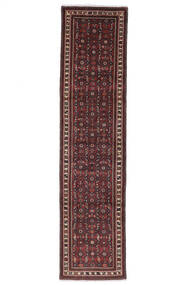  Oriental Hosseinabad Rug 72X296 Runner
 Black/Dark Red (Wool, Persia/Iran)