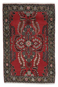  Oriental Lillian Rug 80X132 Black/Dark Red (Wool, Persia/Iran)