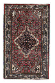 Handknotted Asadabad Rug 80X120 Persian Wool Rug Black/Brown Small Rug 