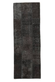  Patchwork - Persien/Iran 71X206 Vintage Persian Wool Rug Black Small Rug 