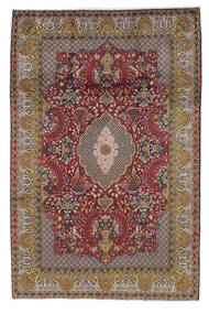  Golpayegan Rug 226X346 Authentic
 Oriental Handknotted Dark Brown/Black (Wool, Persia/Iran)