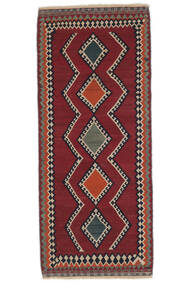  110X265 Kilim Vintage Rug Handwoven Runner
 Rug Dark Red/Black Persia/Iran 