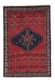  Afshar Rug 151X220 Authentic
 Oriental Handknotted Black/Dark Brown/White/Creme (Wool, Persia/Iran)