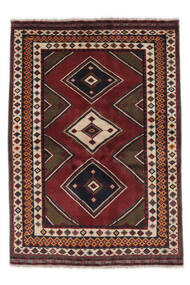  Qashqai Rug 129X184 Authentic
 Oriental Handknotted Black/Dark Brown (Wool, Persia/Iran)