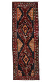 102X298 Hamadan Rug Rug Oriental Runner
 Black/Dark Red (Wool, Persia/Iran)