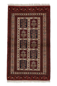 82X138 Turkaman Rug Rug Authentic
 Oriental Handknotted Black/Brown (Wool, Persia/Iran)