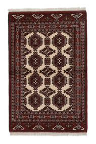 83X124 Turkaman Rug Oriental Black/Brown (Wool, Persia/Iran)