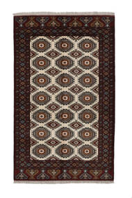  Oriental Turkaman Rug Rug 155X250 Black/Brown (Wool, Persia/Iran)