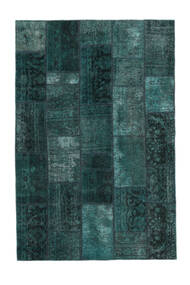 168X239 Patchwork - Persien/Iran Rug Modern Black/Dark Teal (Wool, Persia/Iran)