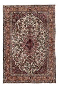  Tabriz Rug 197X292 Authentic
 Oriental Handknotted Dark Brown/Black (Wool, Persia/Iran)