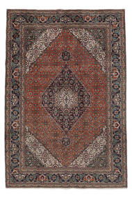  Tabriz Rug 207X300 Authentic
 Oriental Handknotted Dark Brown/Black (Wool, Persia/Iran)