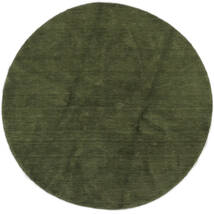  200X200 Handloom - Secondary Square Rug Black/Dark Green India 