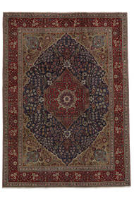  Tabriz Rug 253X349 Authentic
 Oriental Handknotted Black/Dark Brown Large (Wool, Persia/Iran)