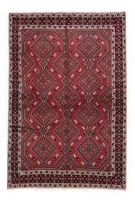  Afshar Rug 143X214 Authentic
 Oriental Handknotted Black/Dark Red (Wool, Persia/Iran)