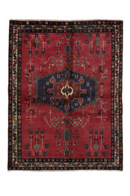 Afshar Rug 145X190 Authentic
 Oriental Handknotted Black/White/Creme (Wool, Persia/Iran)