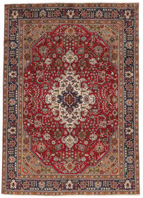  Tabriz Rug 240X340 Authentic
 Oriental Handknotted Dark Brown/Black (Wool, Persia/Iran)