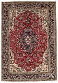  Tabriz Rug 250X357 Authentic
 Oriental Handknotted Dark Brown/Black Large (Wool, Persia/Iran)