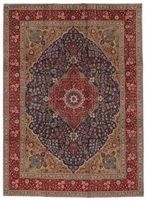  Tabriz Rug 254X349 Authentic
 Oriental Handknotted Dark Brown/Black Large (Wool, Persia/Iran)