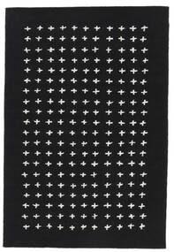  Million Cross - Black Rug 160X230 Authentic
 Modern Handwoven Black (Wool, India)