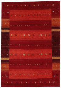  Gabbeh Indo Rug 200X300 Authentic
 Modern Handknotted Dark Red/Black (Wool, India)