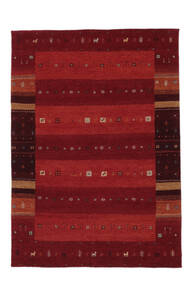  Gabbeh Indo Rug 160X230 Authentic
 Modern Handknotted Black/Dark Red/White/Creme (Wool, India)
