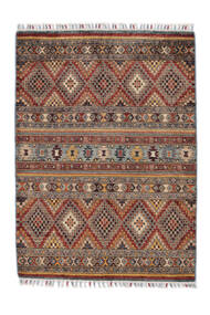  Shabargan Rug 105X146 Authentic
 Oriental Handknotted White/Creme/Dark Brown (Wool, Afghanistan)