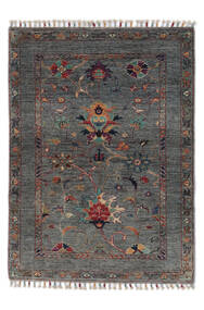  Shabargan Rug 87X120 Authentic
 Oriental Handknotted Black/White/Creme (Wool, Afghanistan)