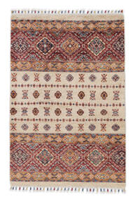  Shabargan Rug 84X124 Authentic
 Oriental Handknotted Dark Brown/Beige (Wool, Afghanistan)