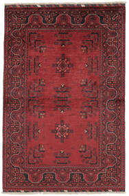  Kunduz Rug 103X152 Authentic Oriental Handknotted Black/Dark Red (Wool, Afghanistan)
